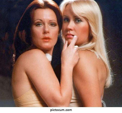 Anni Frid Lyngstad And Agnetha Faltskog From Abba S Salonporn