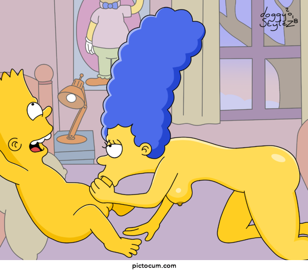 Bart & Marge : Bedtime Blowjob