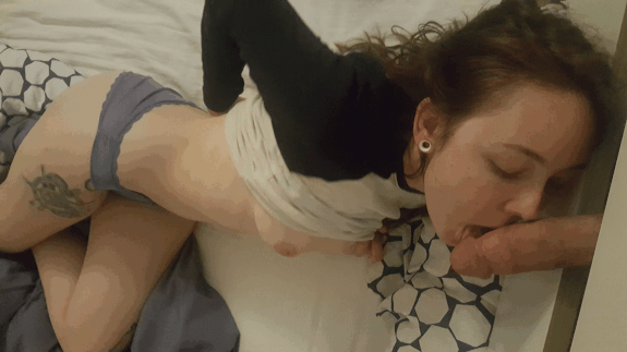 Sexy Brunette Loving Some Cock