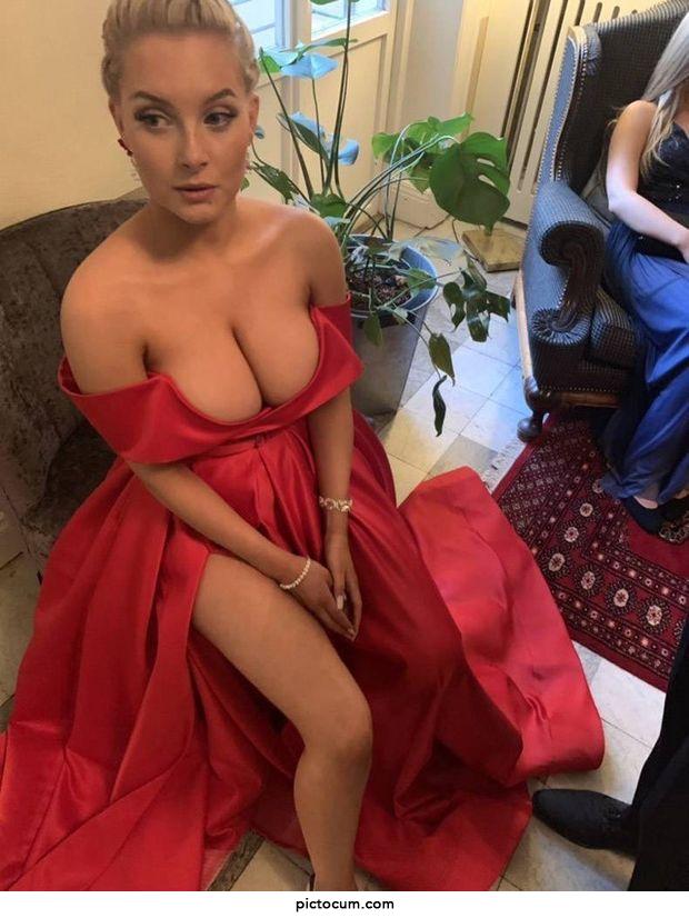 Red Dress Porn - Red dress | PicToCum