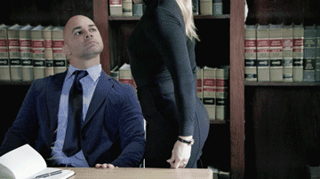 Blonde secretary get spanking by her boss