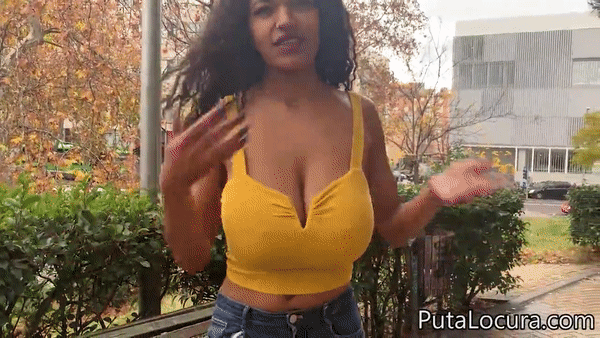 brazilian teen shows off her incredible breast