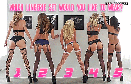"Select your lingerie"