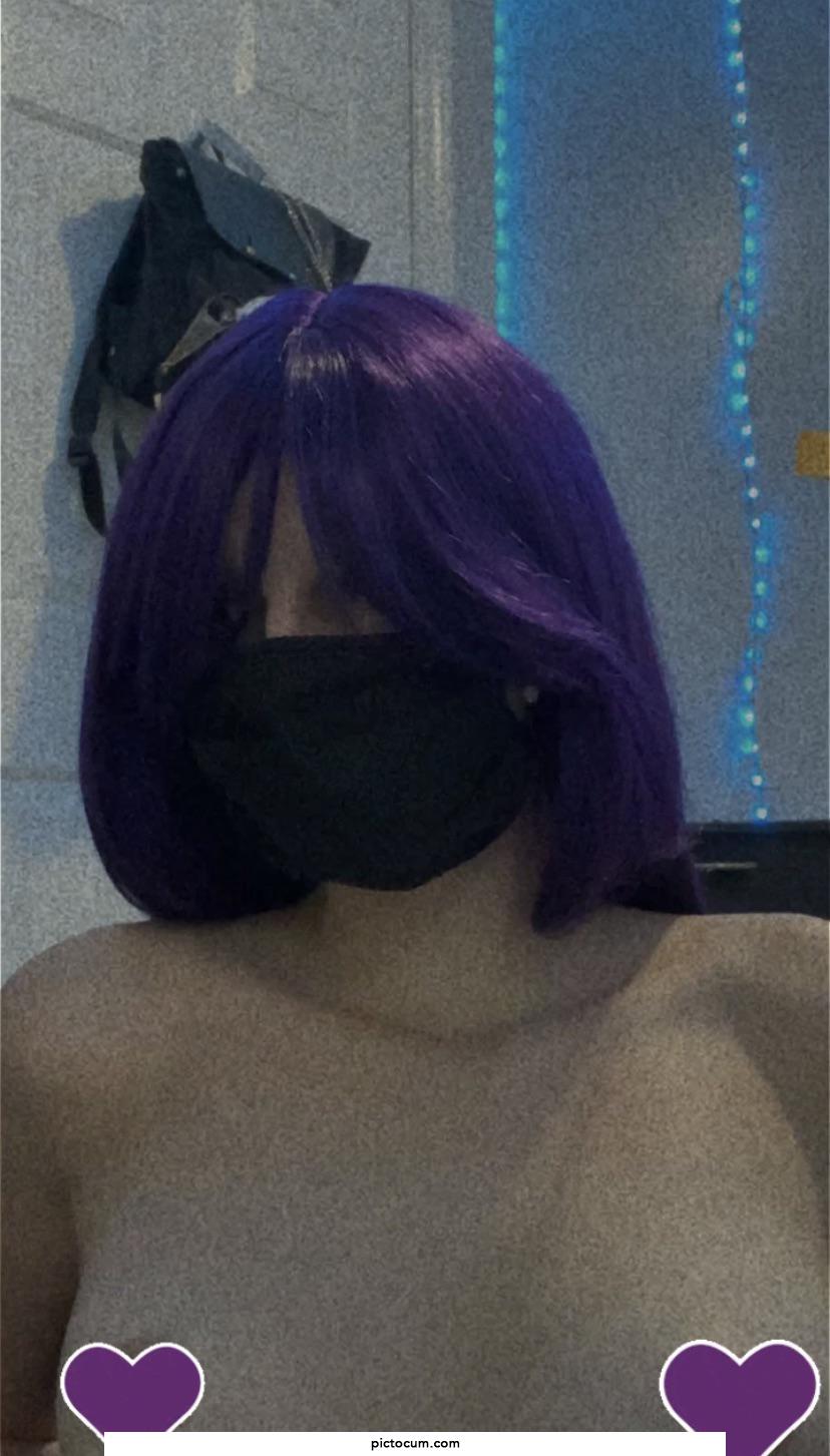 Nozomi try’s lewds💜🍆 what do you think? Nozomi is probably my favorite to cosplay when it comes to recreating a characters personality in a picture.