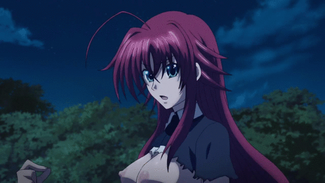 "You're free to do anything with Akeno's and my breasts for the entire night"