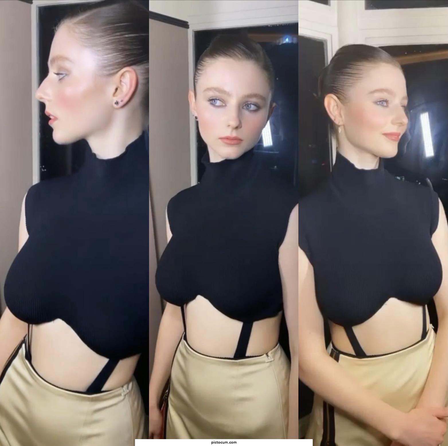 Thomasin McKenzie has become a beautiful young woman
