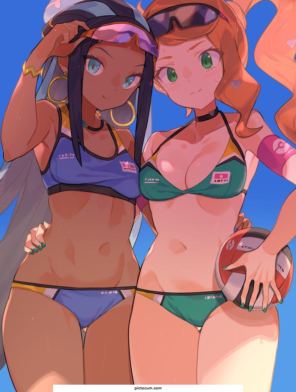 Nessa And Sonia Beach Volleyball