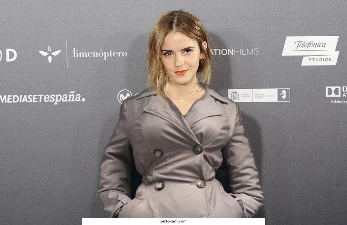 Trench Coat - Emma Watson in a trench coat part 1 | PicToCum