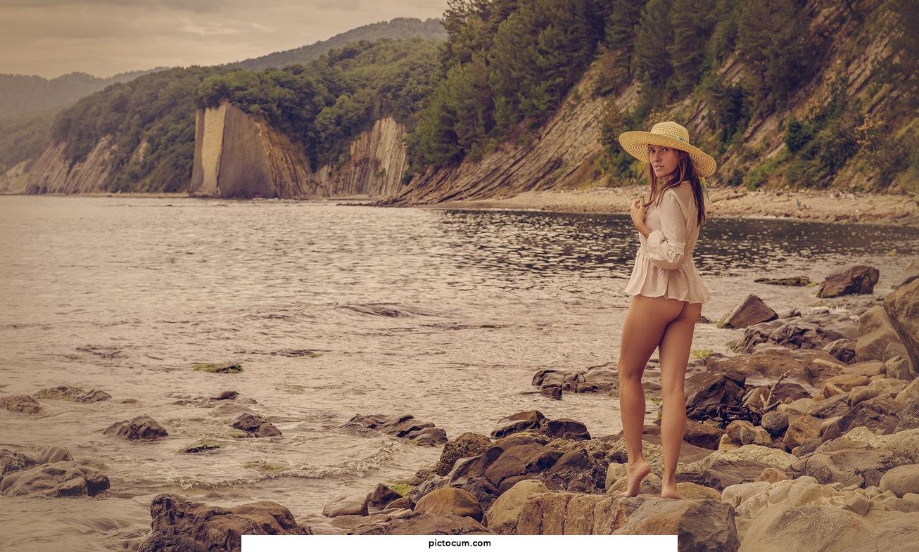Down at the water