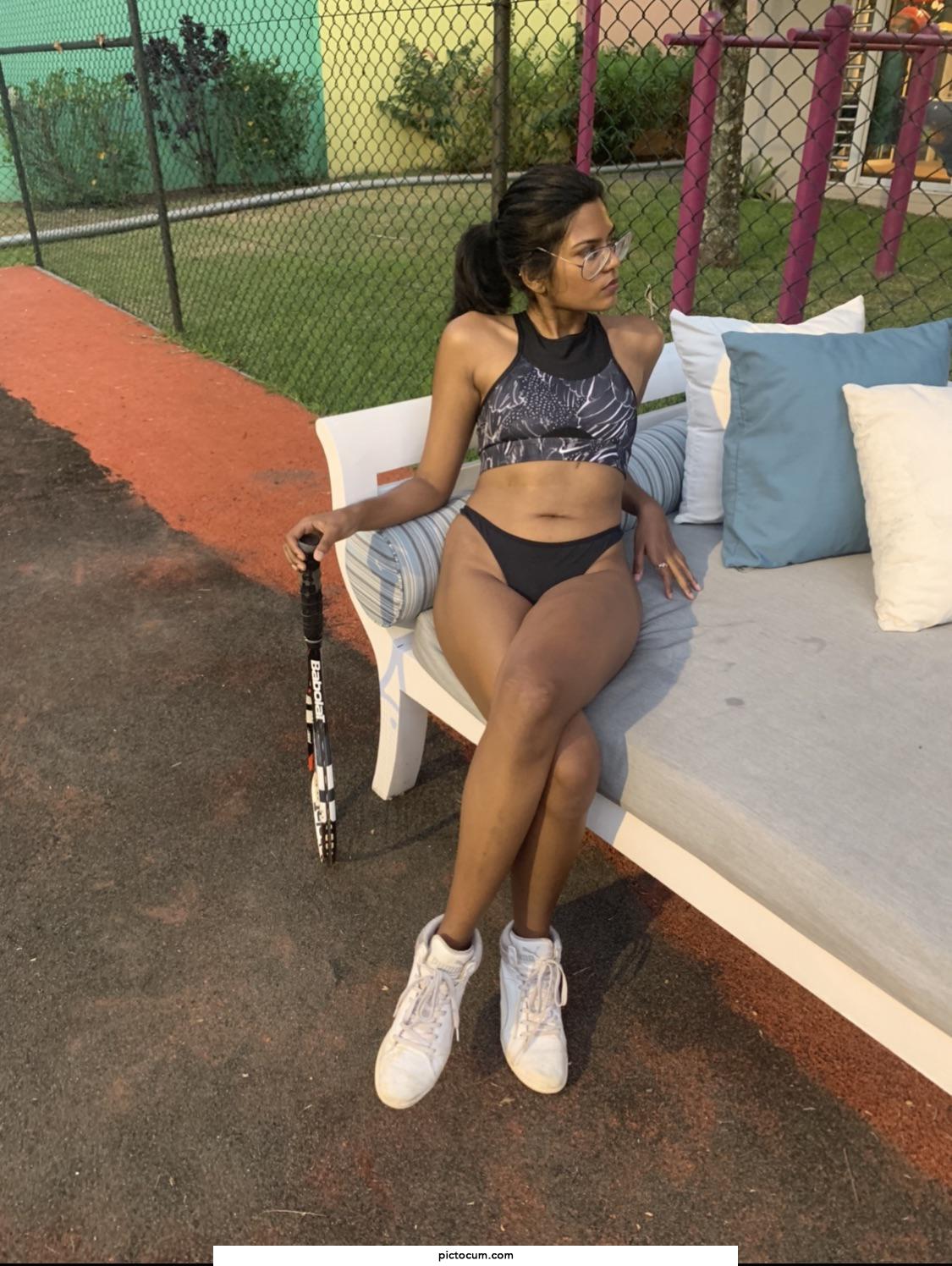 Chilling after getting dirty