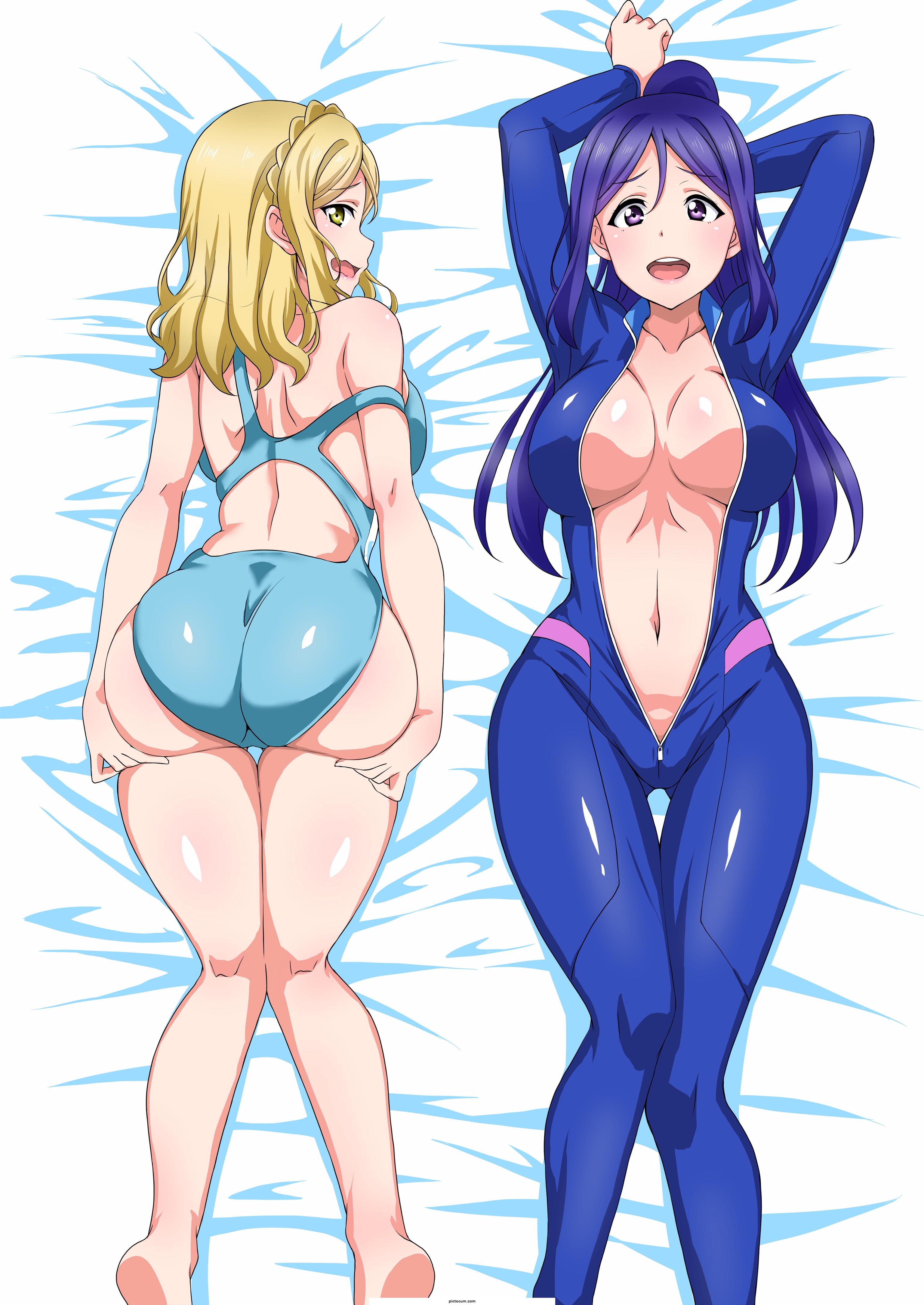 Kanan And Mari Swimsuit Fun