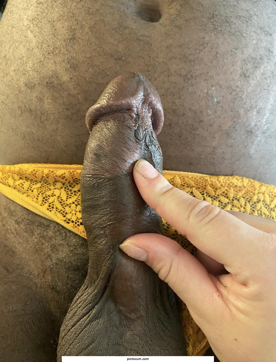 ..came home from my bull and made my husband wear my lace panties..