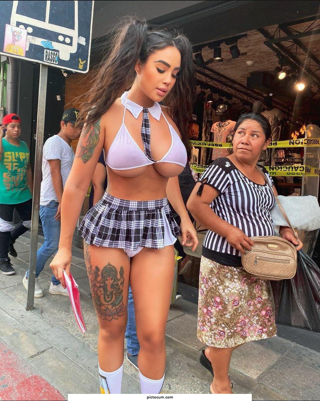 Walking around promiscuously without giving a fuck