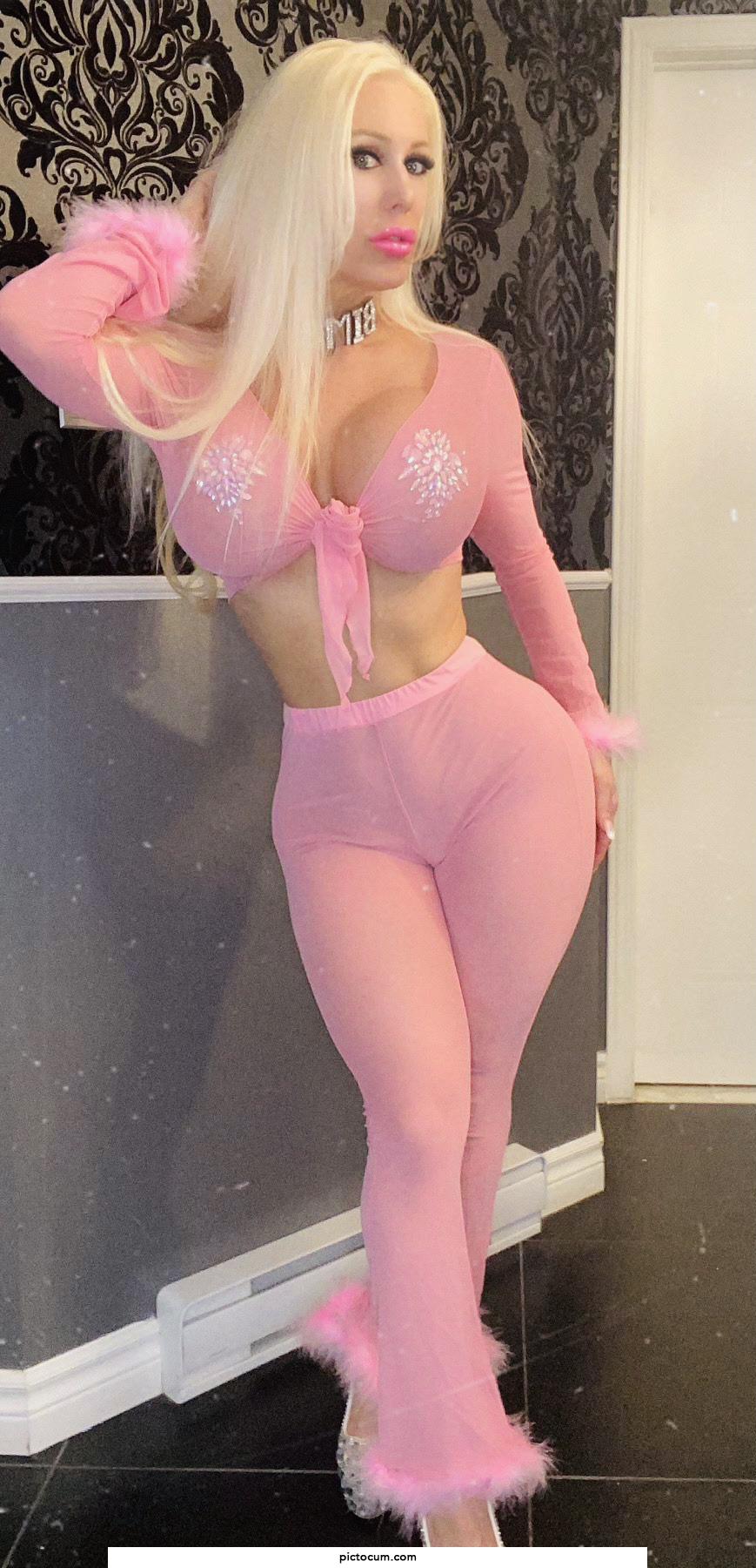 My pink bimbo outfit