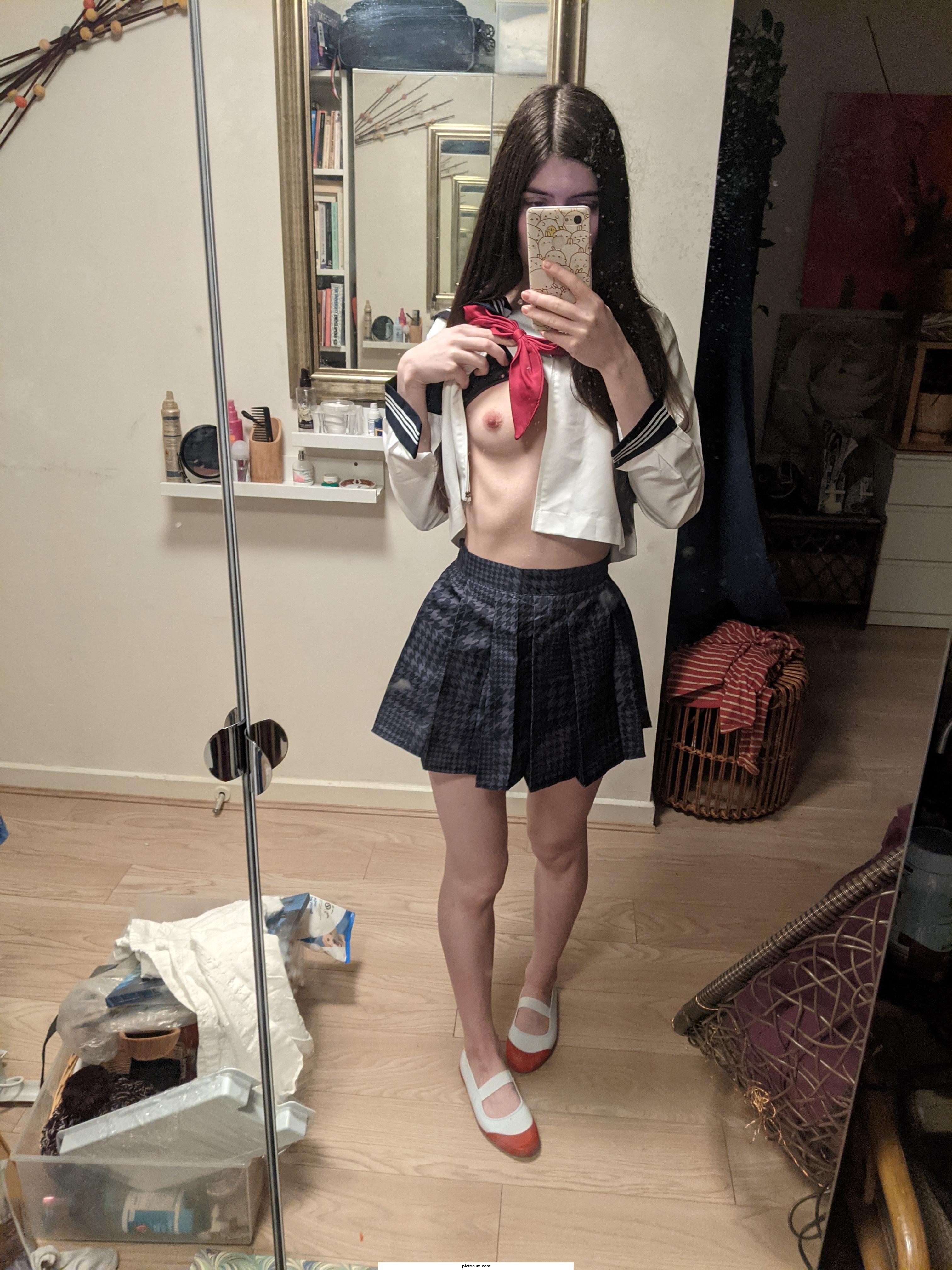 Would you fuck me in my uniform?