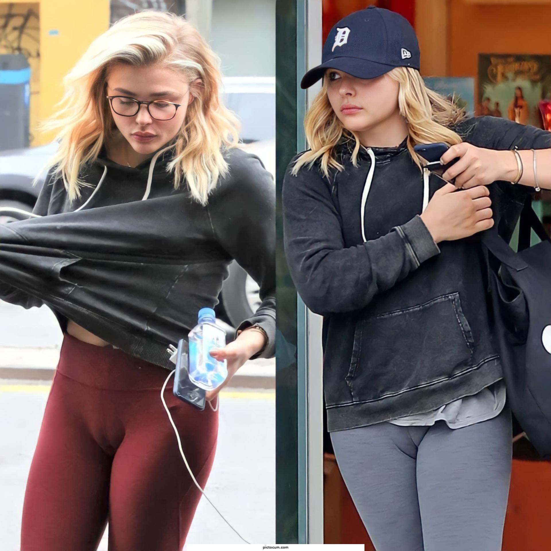 What you doing with Chloe Grace Moretz's camel toe