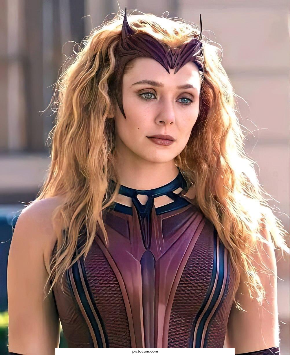 I bet Elizabeth Olsen gives really good blowjobs. Wish she'd show her breasts more often.