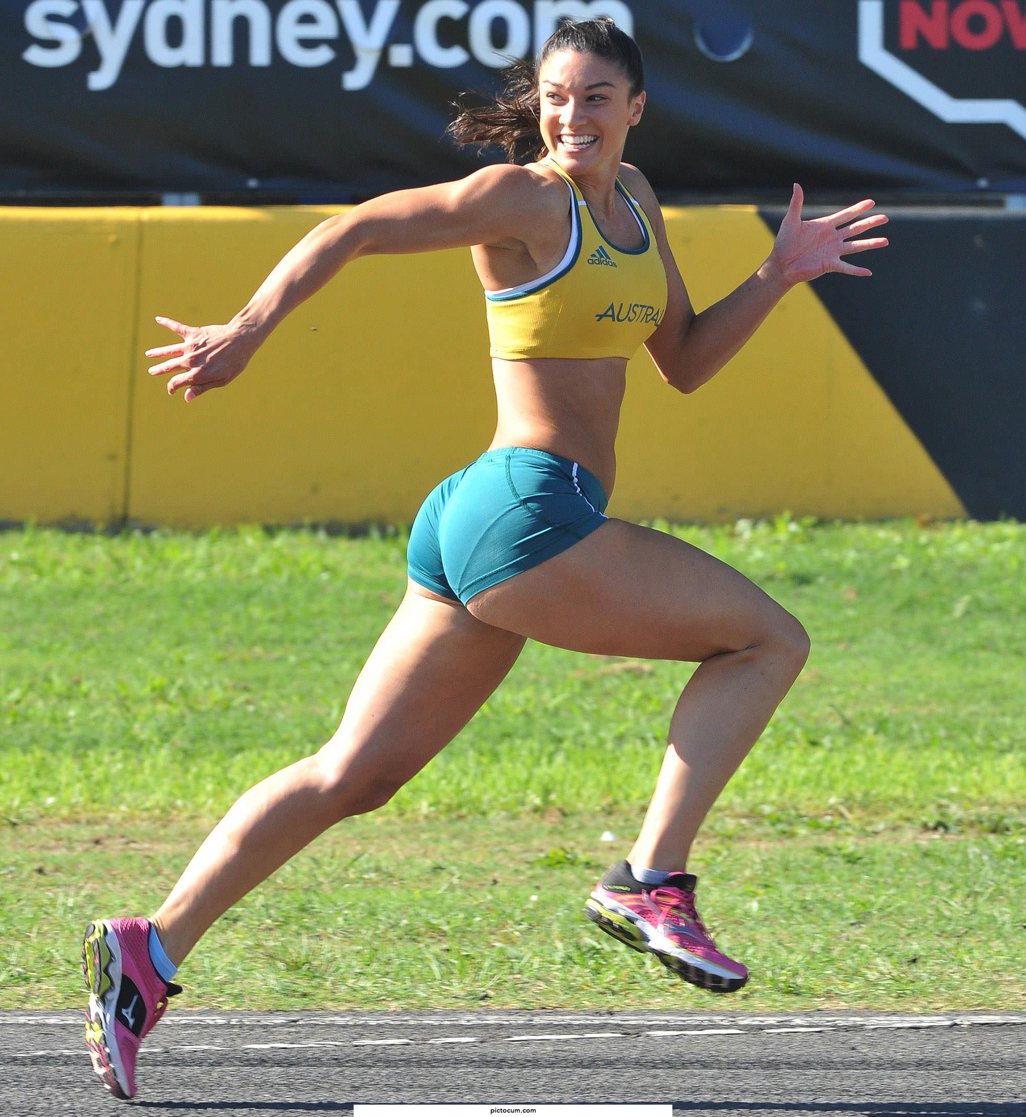 Michelle Jenneke's big fit ass would drain your dick dry