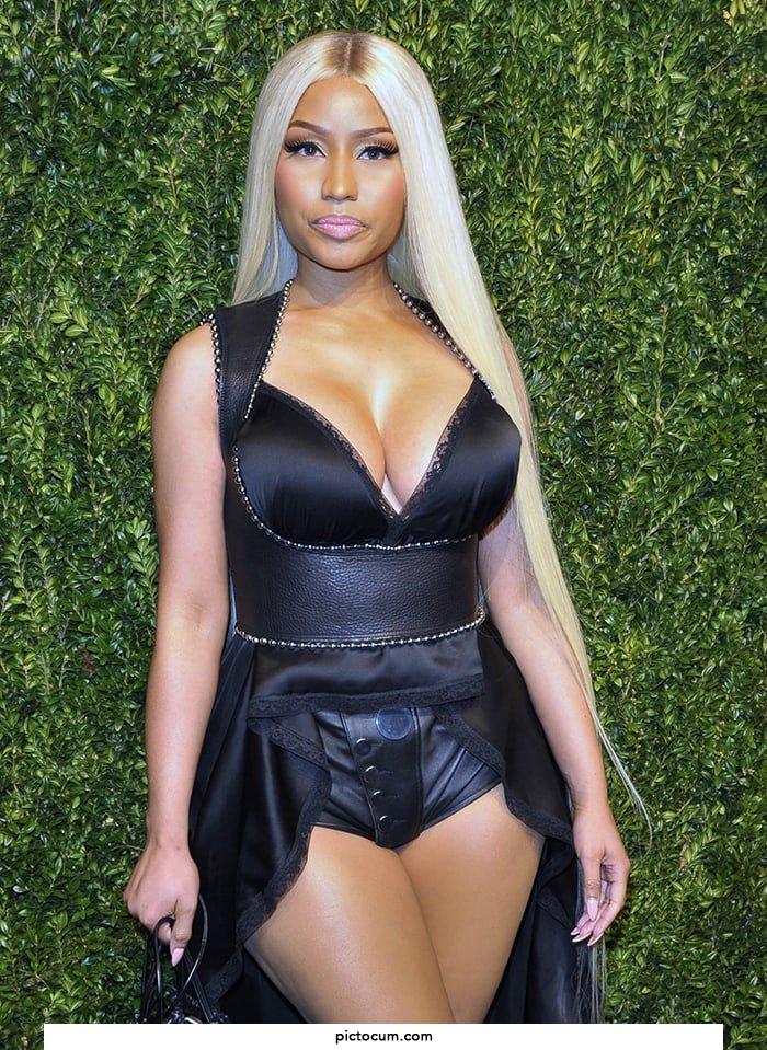 Nicki Minaj dresses for my dick's funeral