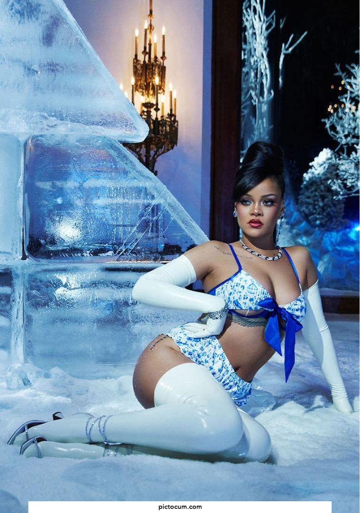 Oh my god, Rihanna makes want to stroke my cock so fast for her and just cum everywhere. I wanna shoot ropes all over her