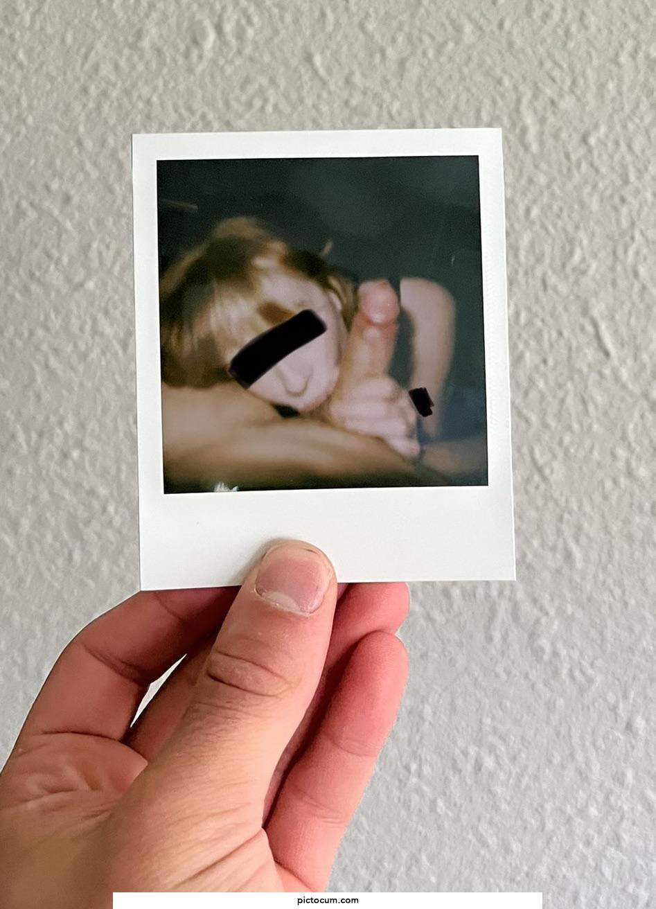 Took some Polaroids with this guys gf. Should I just drop them off at his house?