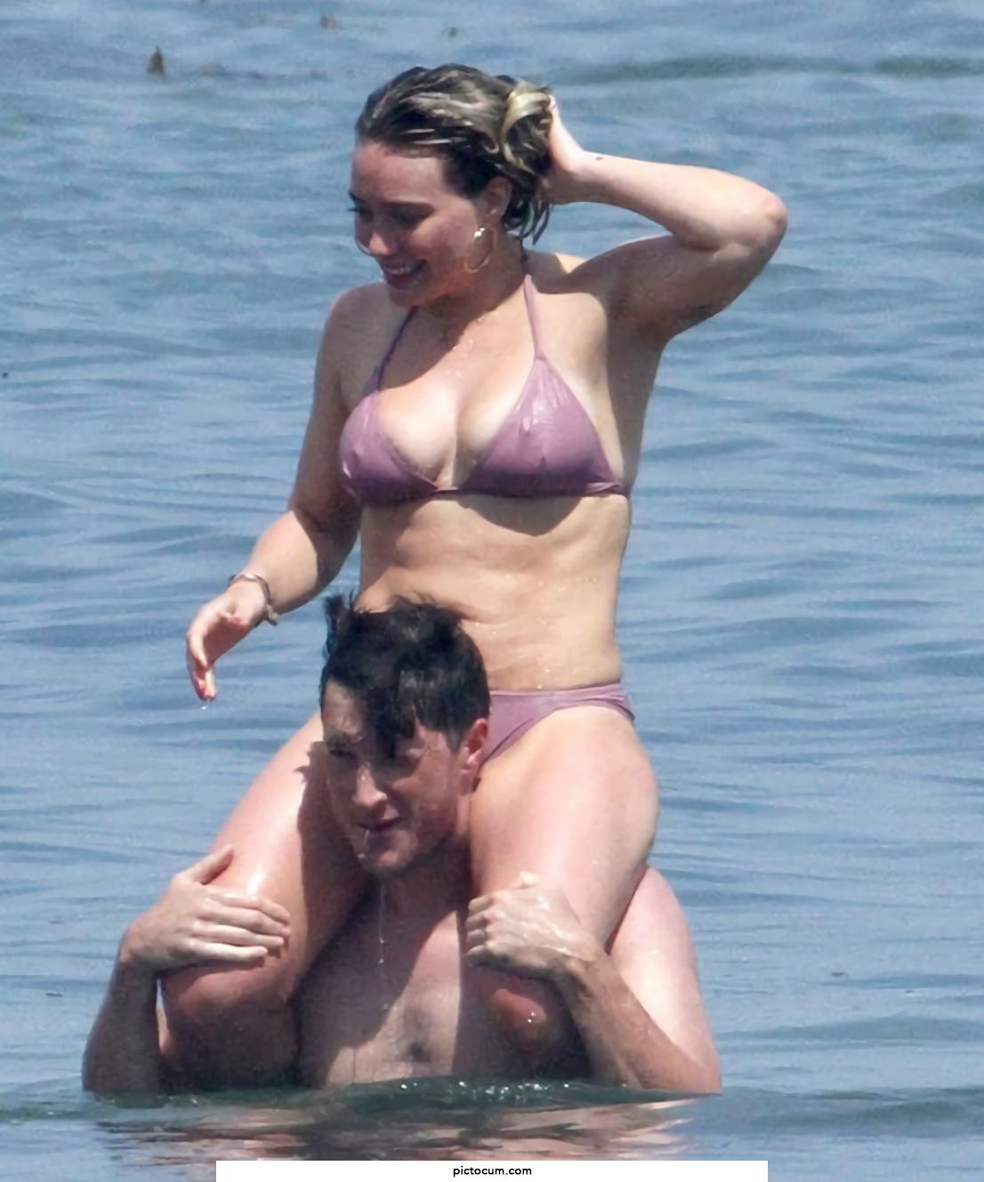 Hilary Duff and One Lucky MF'er