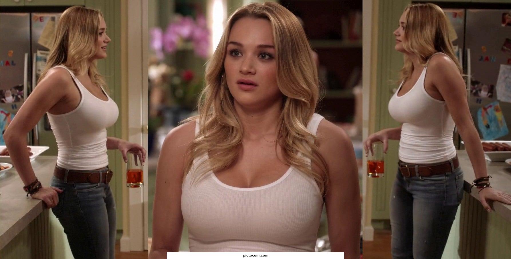 Hunter King's rack would be fun to feel up and fuck during the party