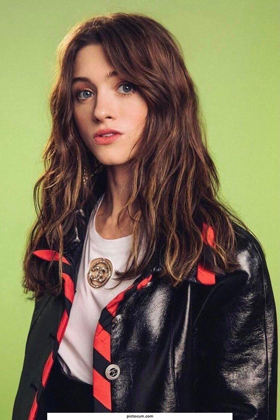 I love stroking with a bud to my queen Natalia Dyer. Join me
