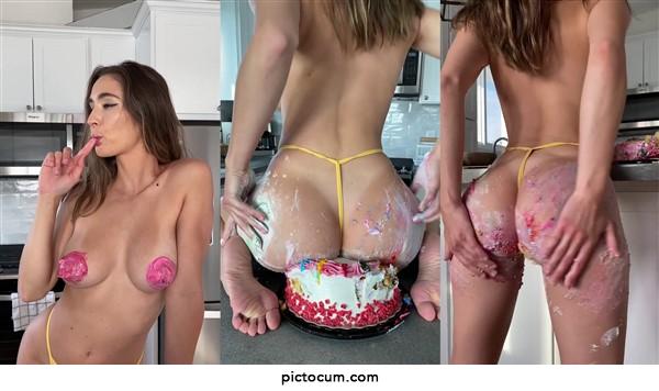 You want to taste the cream of the cake on me, I know. Then go on.
