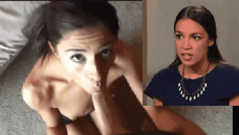 AOC helping Americans one blowjob at a time