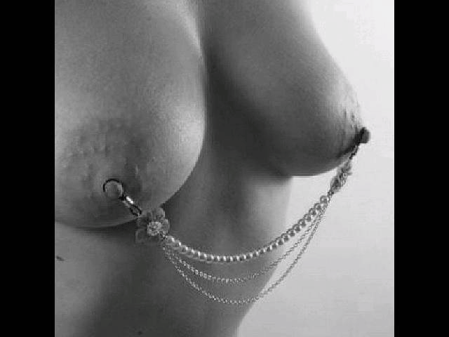 Nipples decorated and stimulated