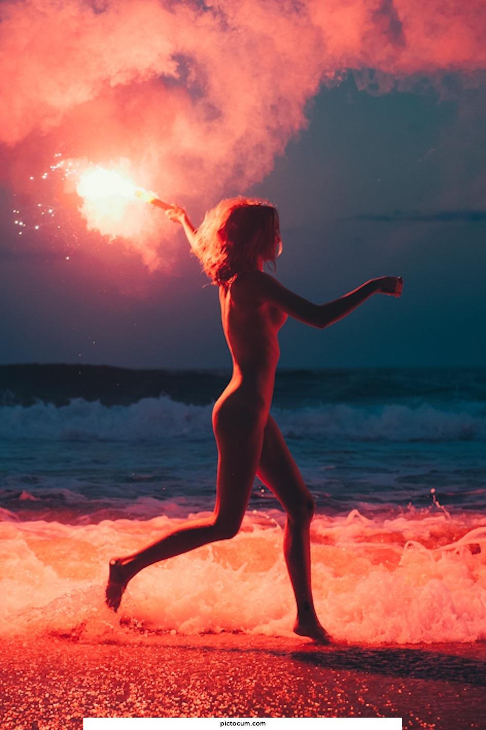 Celebrating the night