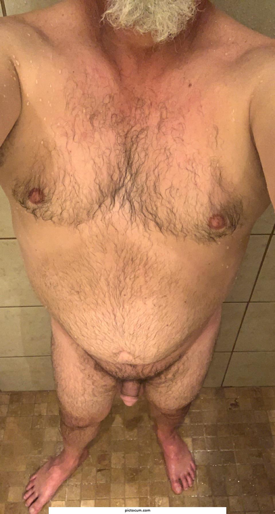 50 dadbod. Just a normal dadbod at that.