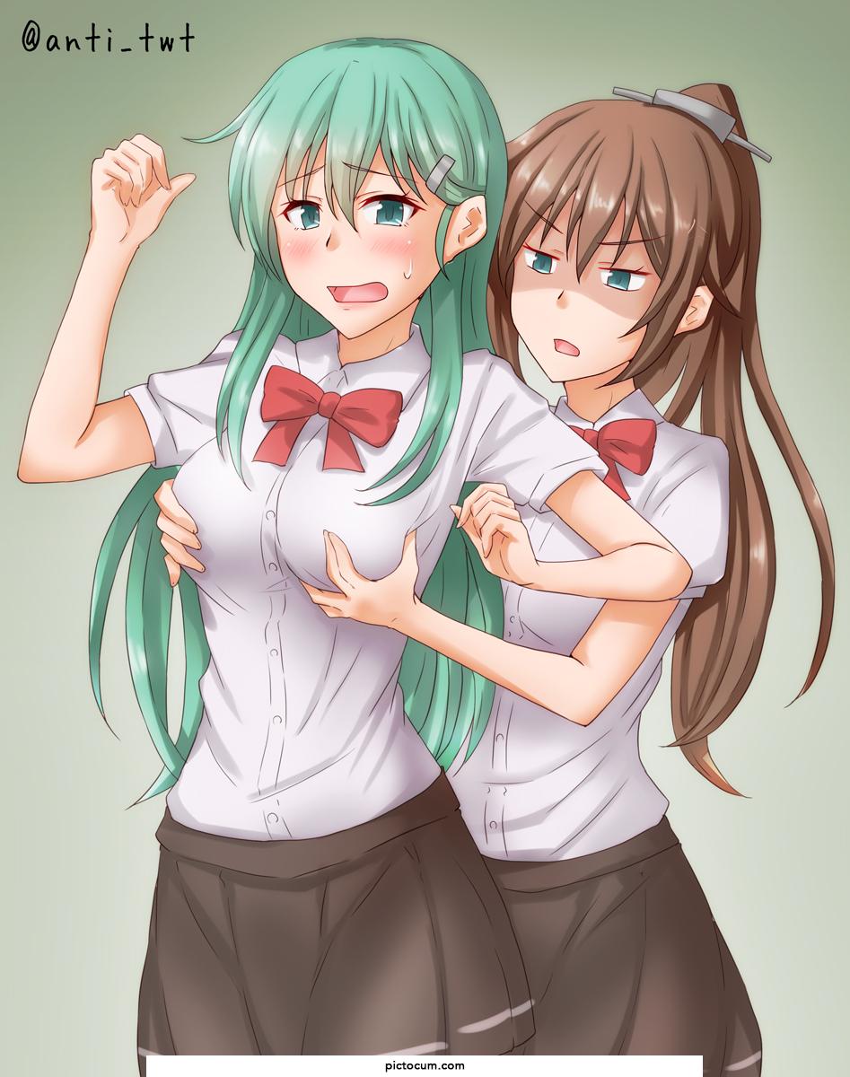 "Since when did this thing become so heavy?" [Kancolle]