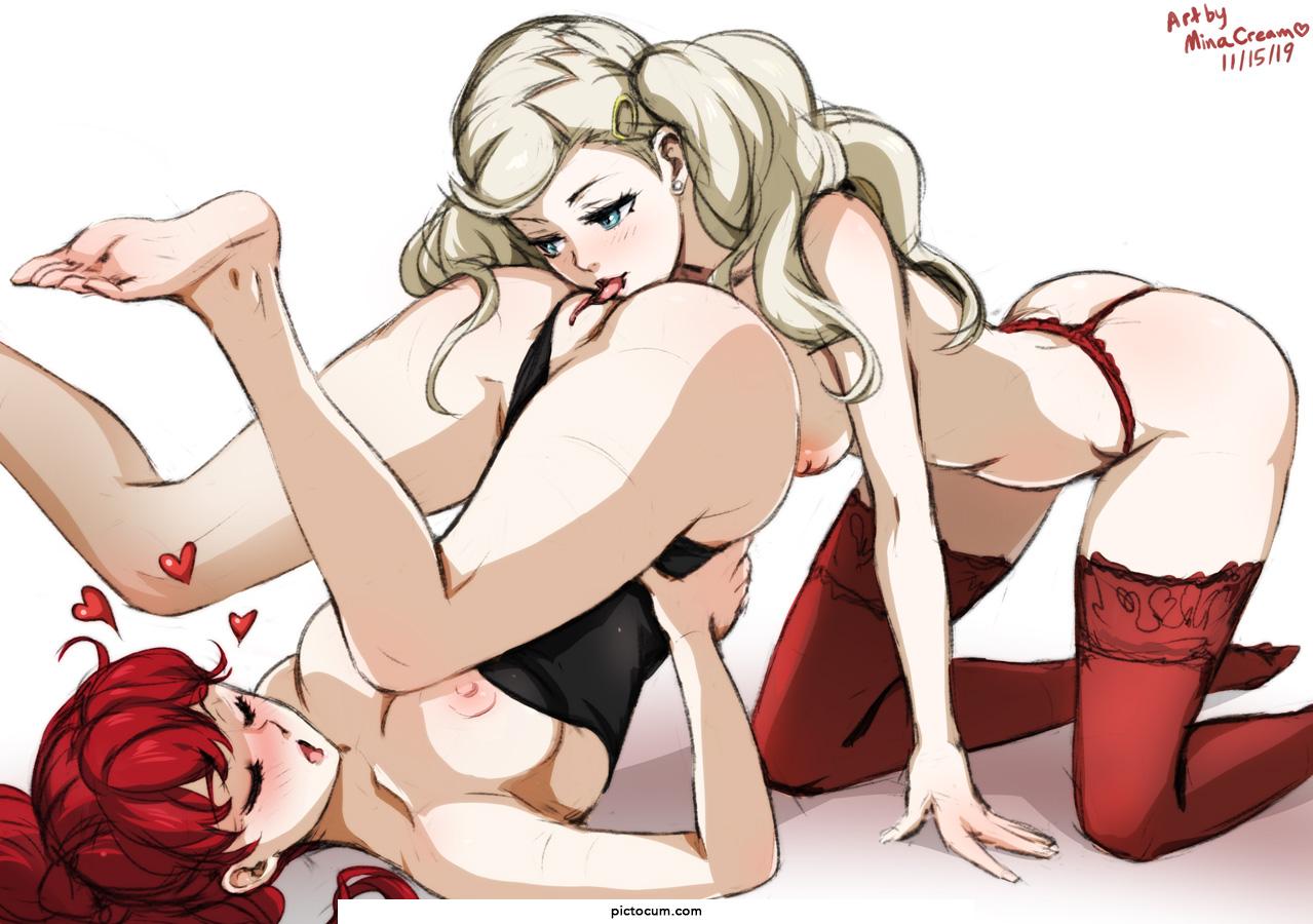 Ann Eating Out Kasumi [Persona]