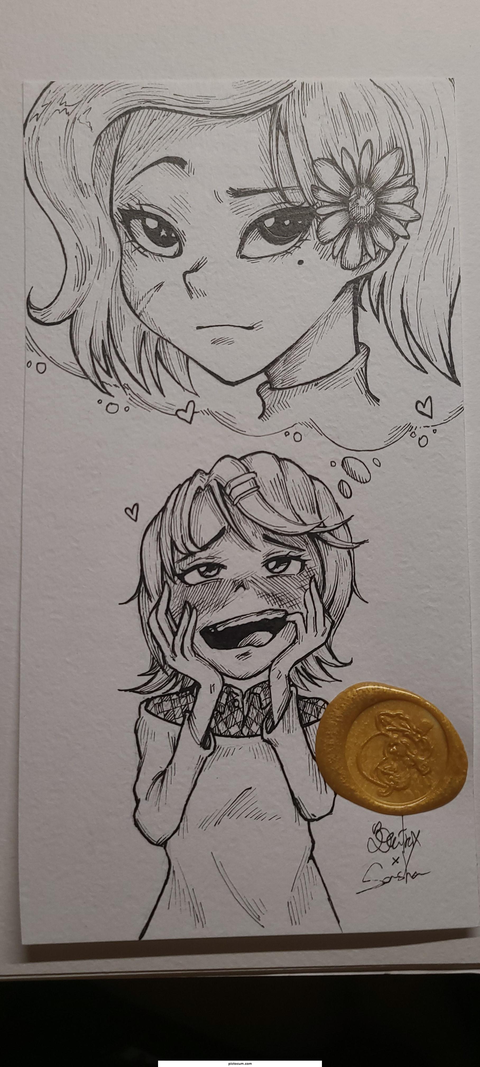Getting all dreamy [Amphibia Sasha x OC]