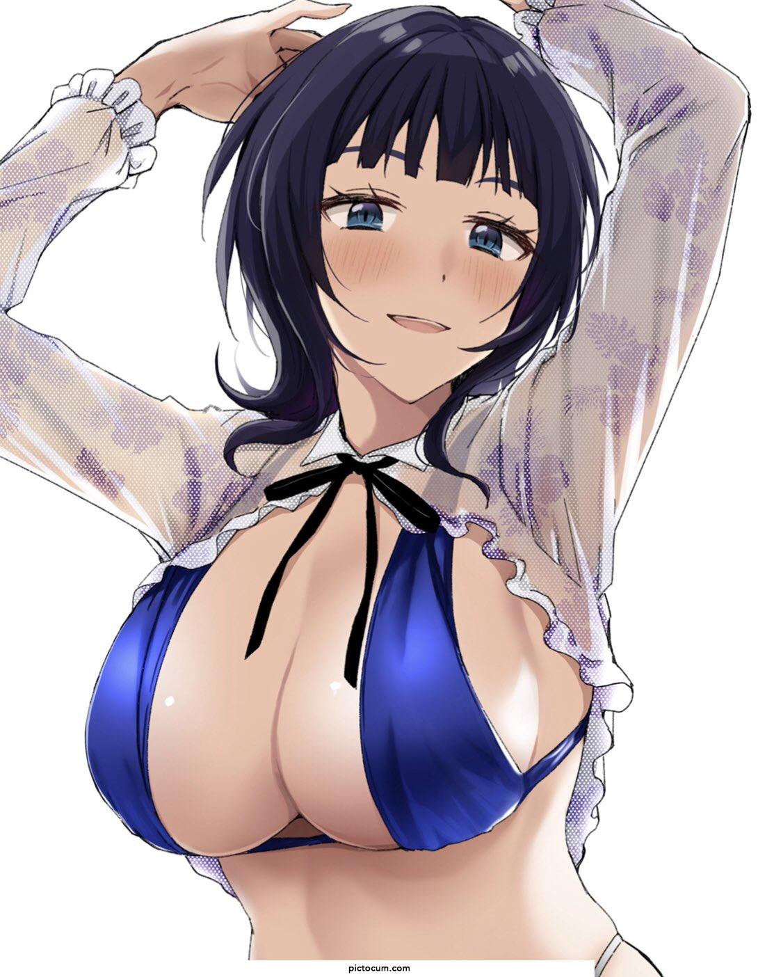 Karin decided to show off
