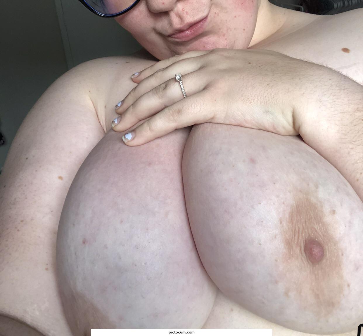 The wife needs a bigger dick than mine to fill her up!!