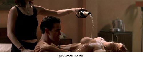 Denise Richards beautiful breasts in Wild Things.