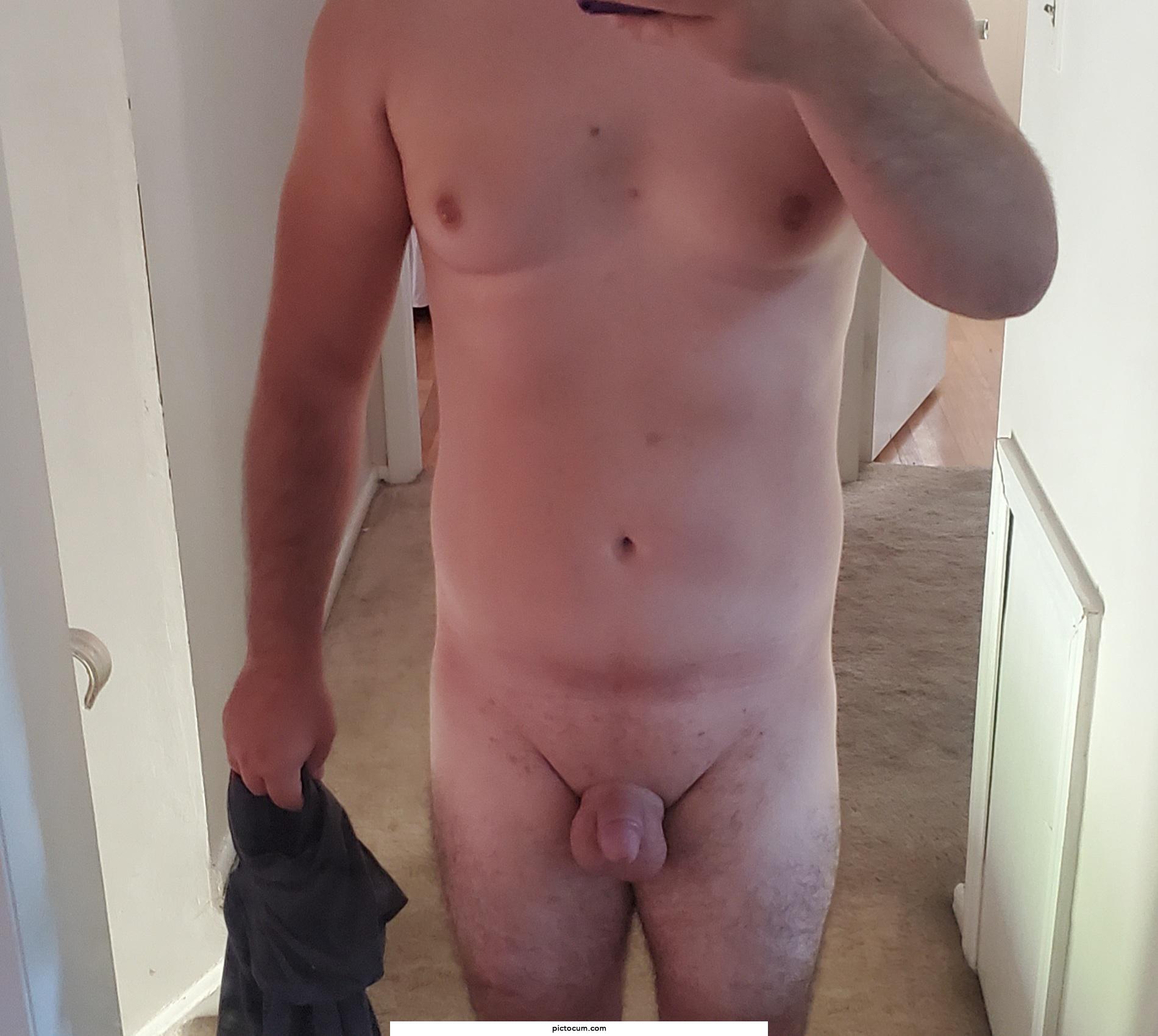 30M/185lbs/5'10" I think I could afford to lose a few pounds and get in better shape. But the internet has helped me embrace myself and explore my body, and that makes me happy :)