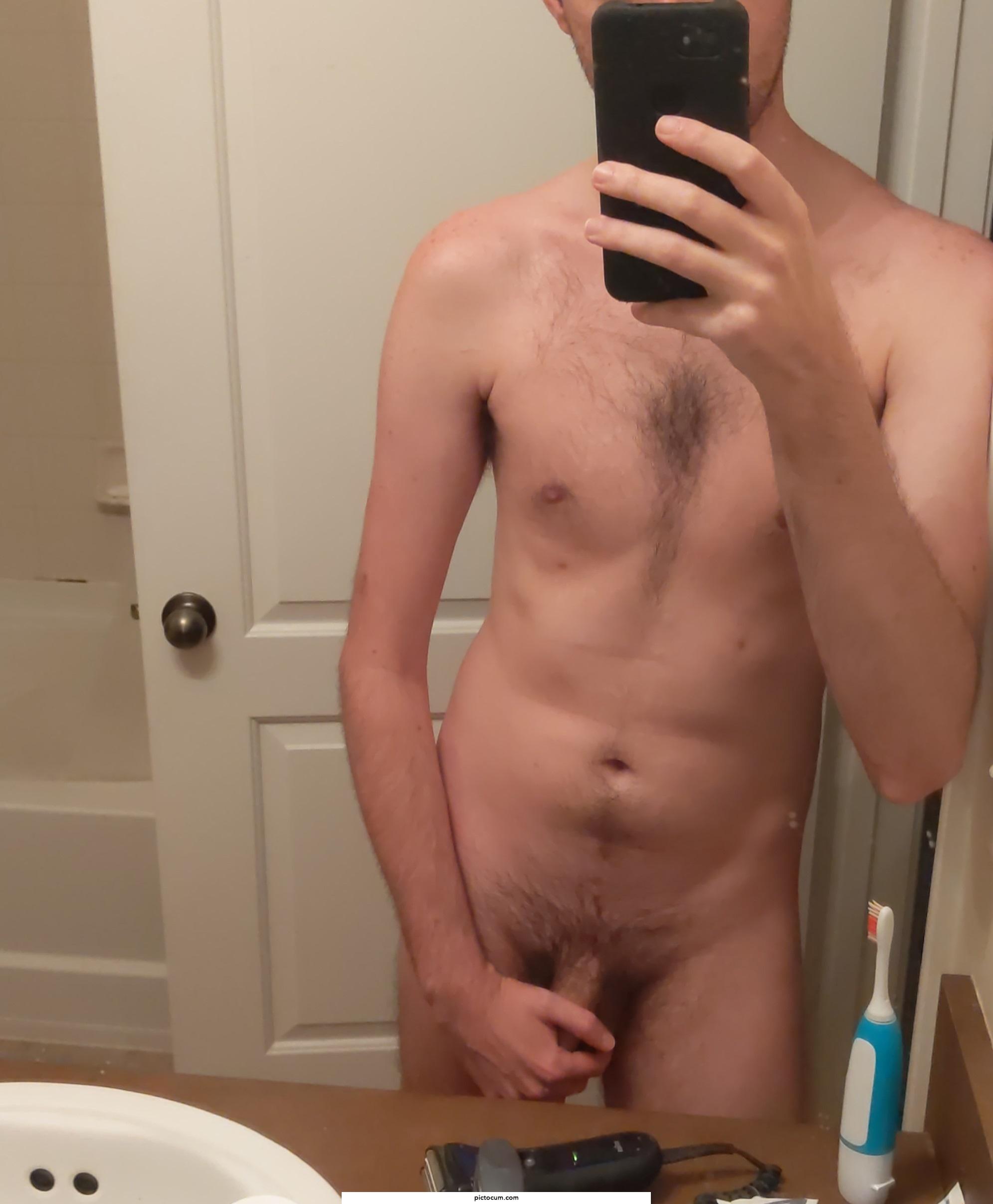 I'm a little on the thin side, feels like guys are normally expected to be built bigger. But I'm okay with that!