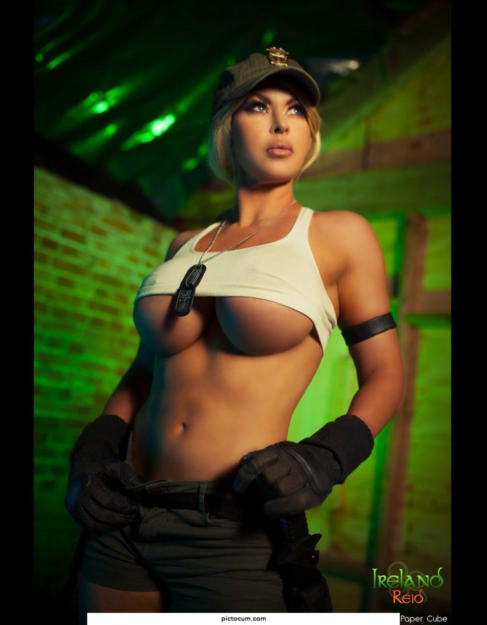 Huge cosplay underboobs