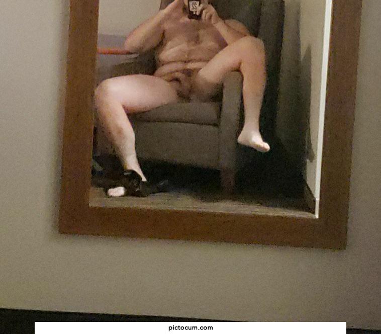 M27 5'11" 230......Lost a nunch of weight and have lately been hitting the gym. Tried to take a different pic angle but anyway....here it is.