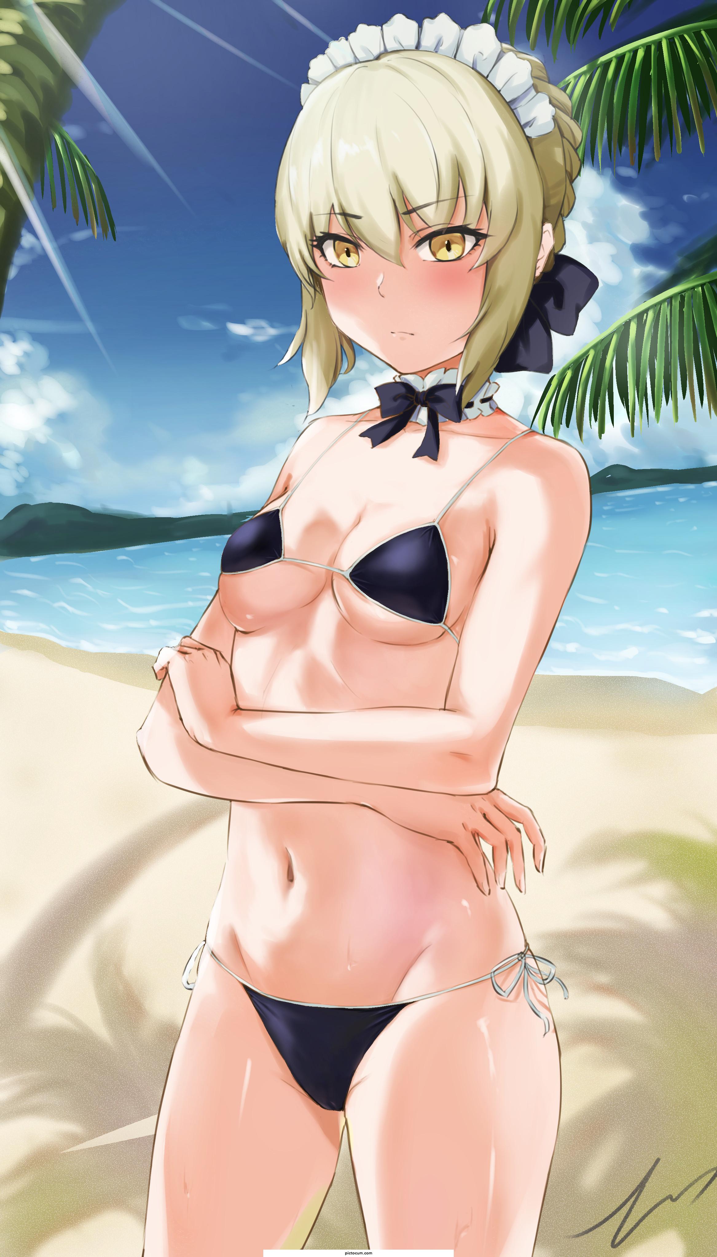 At the beach