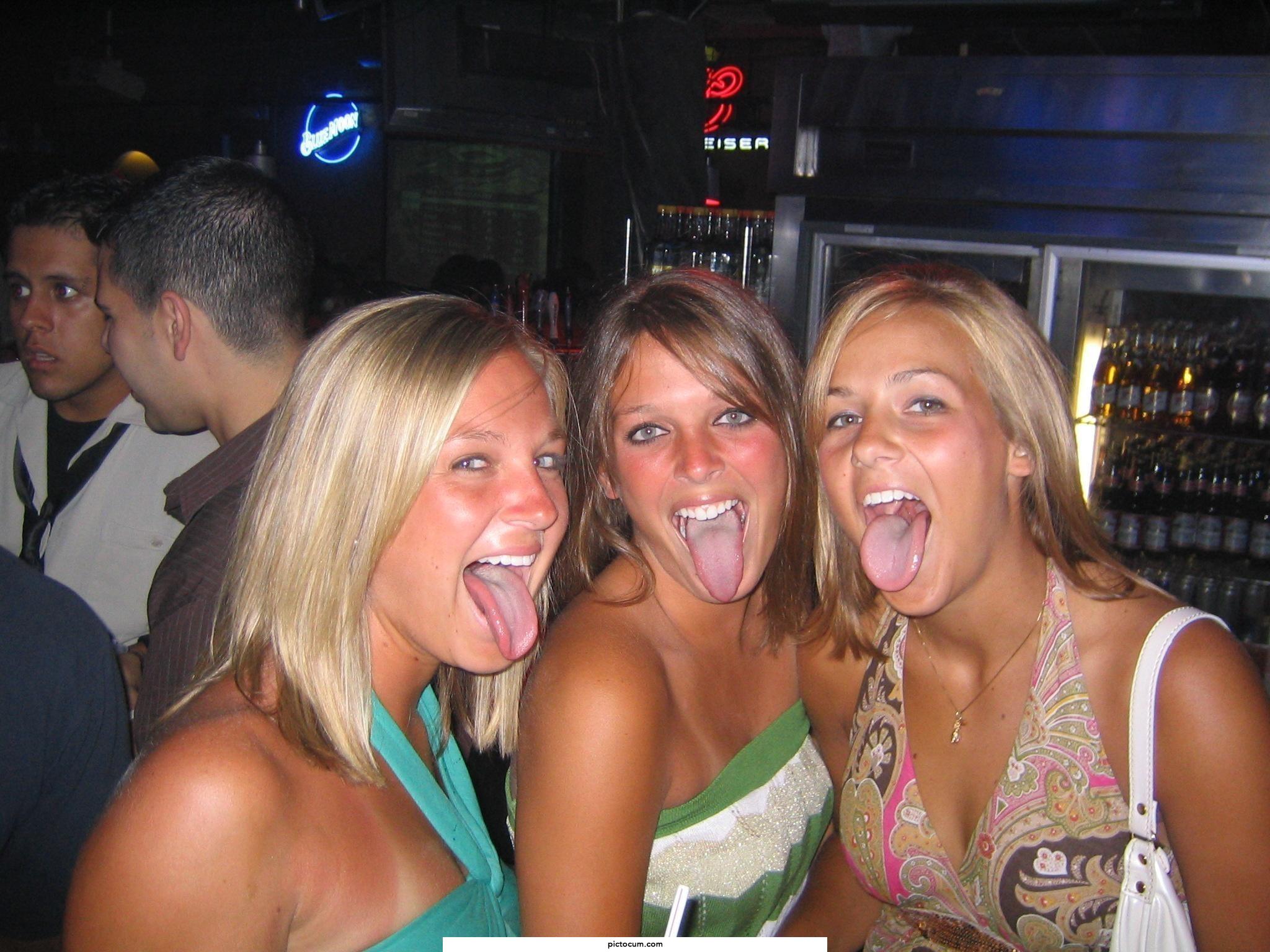 Three hot tongues...
