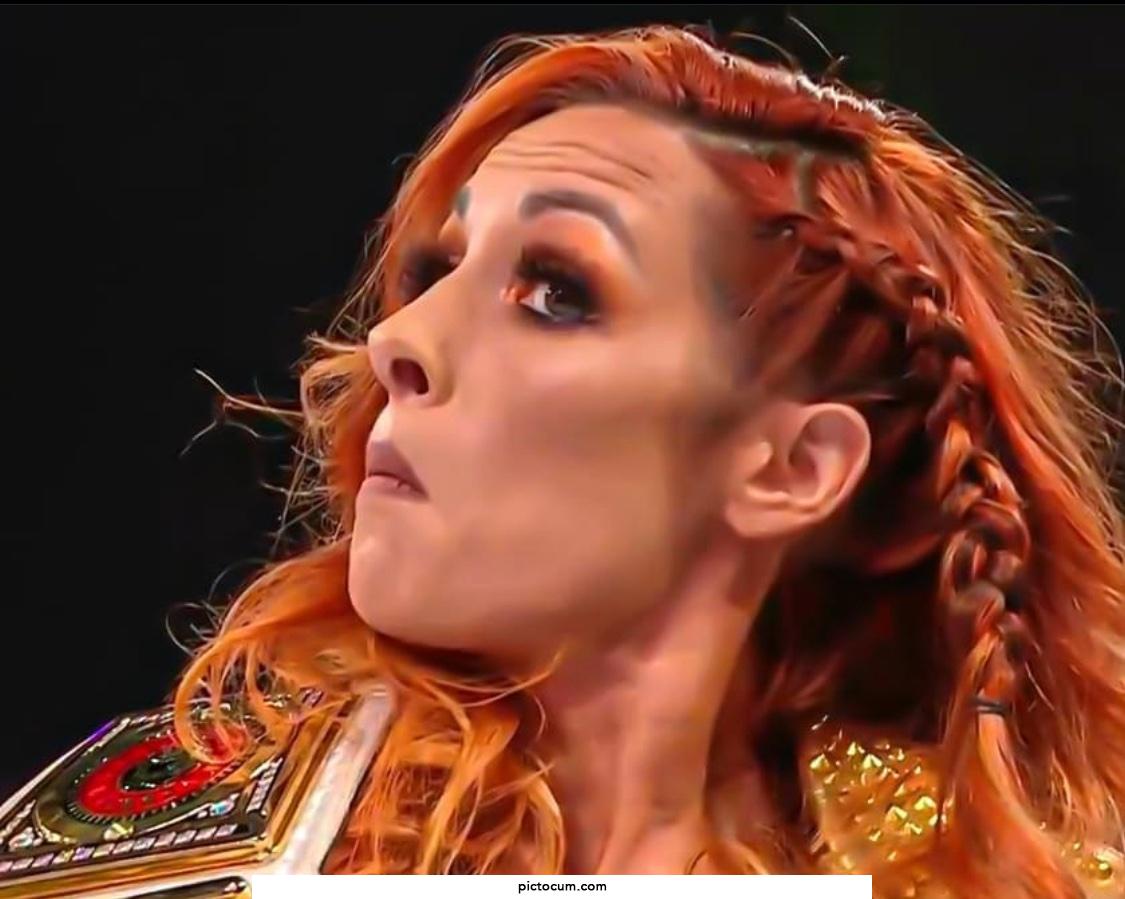 What kinky thoughts is Becky Lynch thinking!!