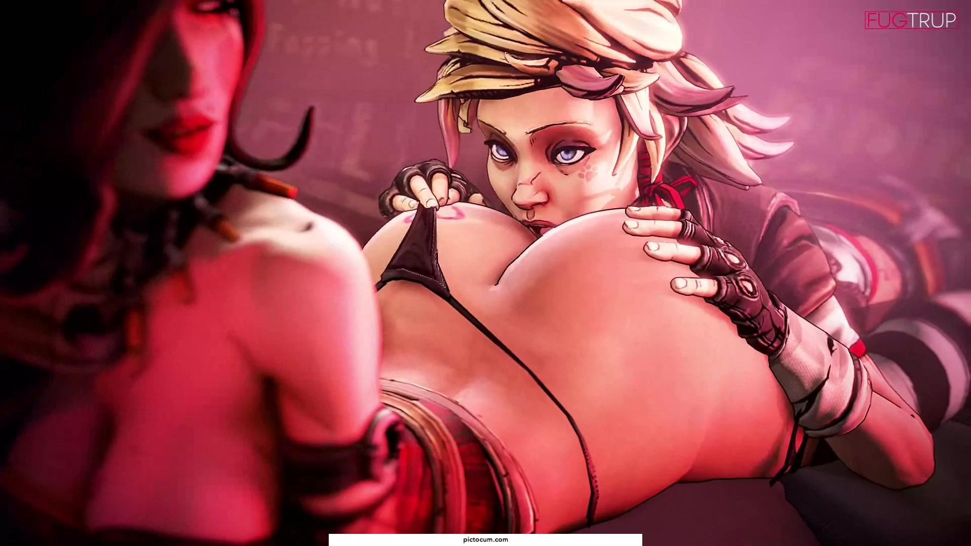 Pretty much the hottest scenario ever. &lt;3 Tina &lt;3 Moxxi