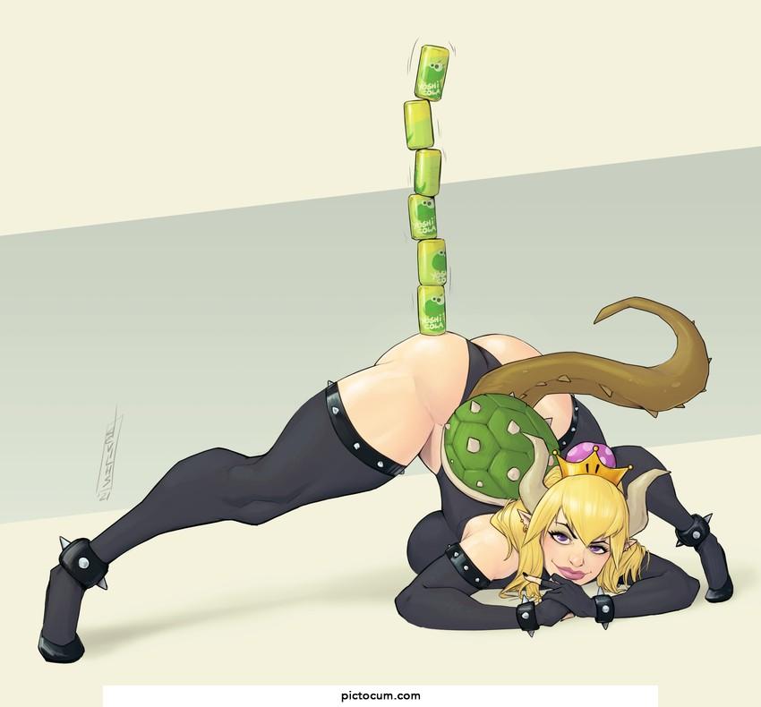 Bowsette taking the Jack-O challenge a step further.
