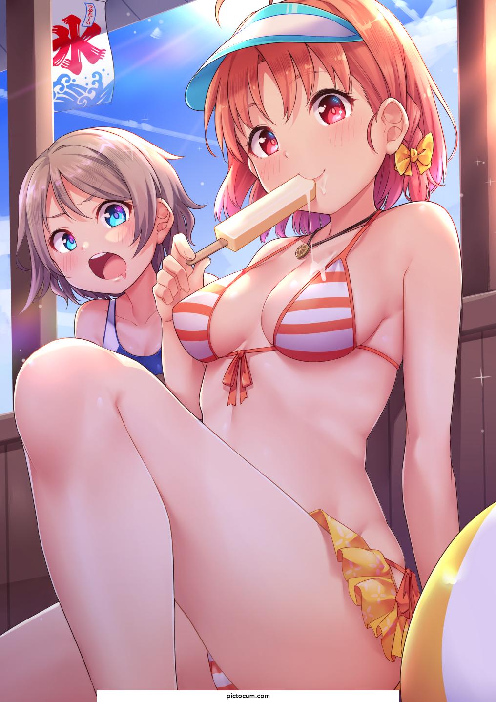 You and Chika at beach