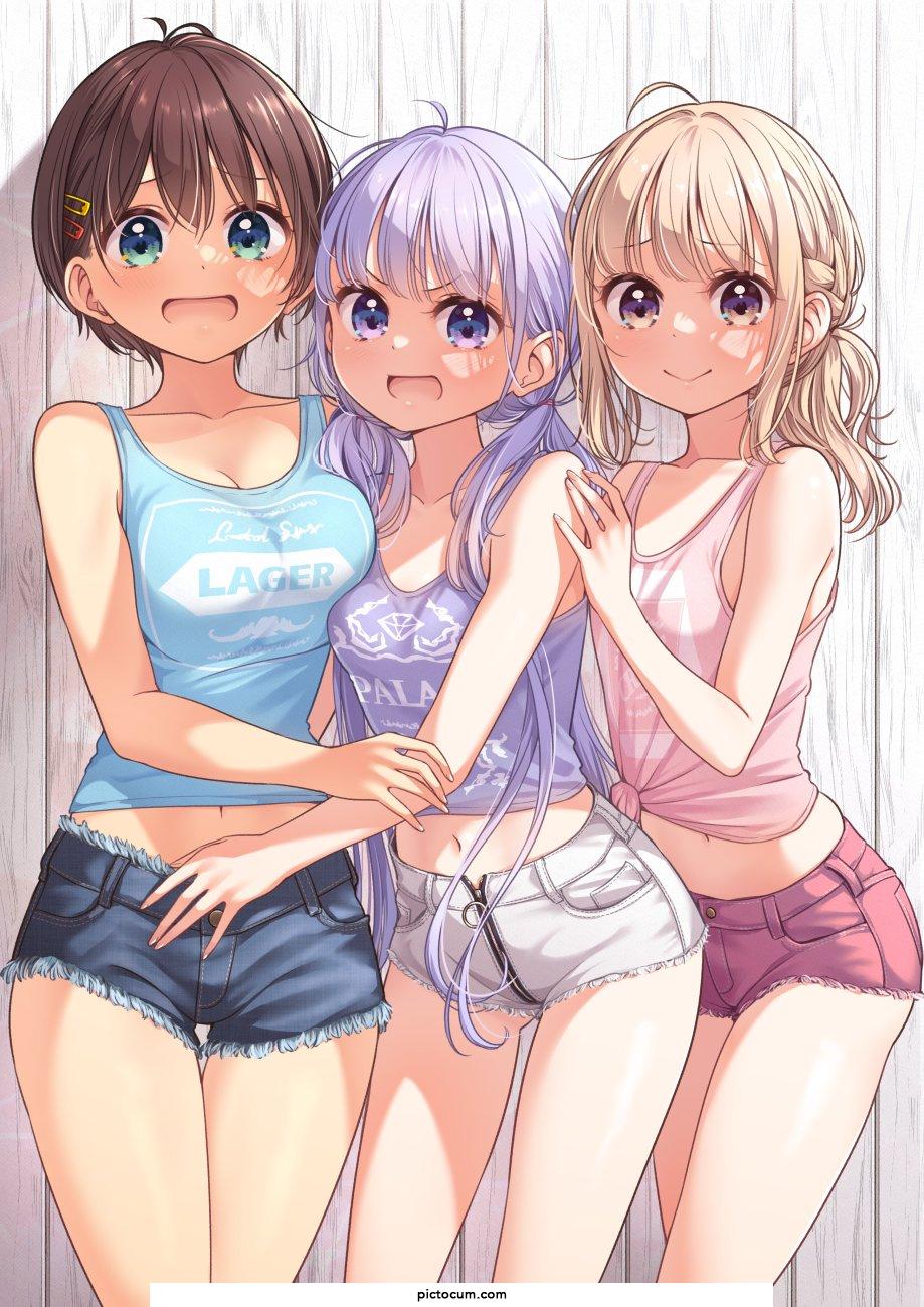 Hajime, Aoba, and Yun